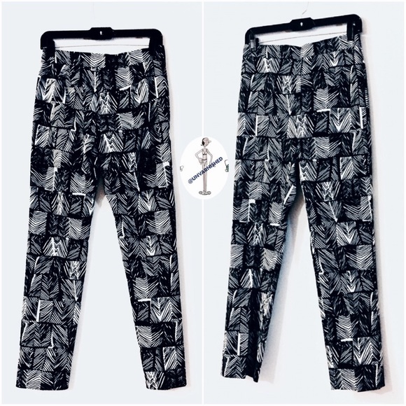 MaxMara Cropped Leaf Printed Pants - Picture 3 of 9